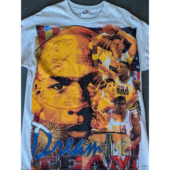 Backstock Co 1992 NBA Dream Team Michael Jordan AOP Graphic T-shirt Size Large - Picture 3 of 9